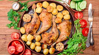 3 rețete ușoare de pui cu legume după Sărbătorile de iarnă