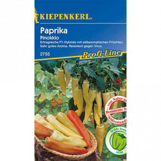 Ardei capia Pinokkio F1 Kiepenkerl imagine 7