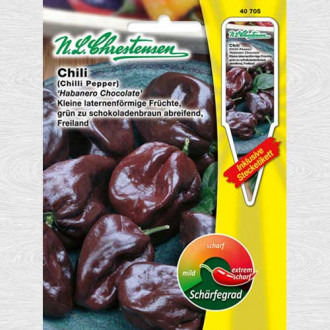 Ardei iute Habanero Chocolate imagine 17