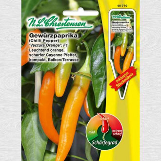 Ardei lung Vectura orange F1 imagine 2