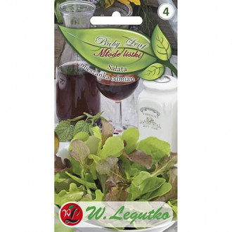 Baby Leaf - Salată, amestec de soiuri imagine 12