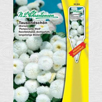 Bănuței albi Pomponette imagine 9