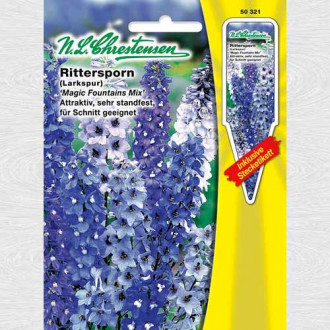 Delphinium (Nemțișor) Magic Fountains, mix multicolor imagine 7