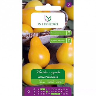 Домат висок Yellow Pearshaped изображение 10