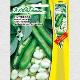 Fasole Bob Triple White imagine 11