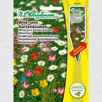 Flori de grădină, mix multicolor imagine 1