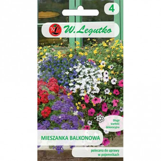 Flori pentru balcon, mix multicolor 2 imagine 6