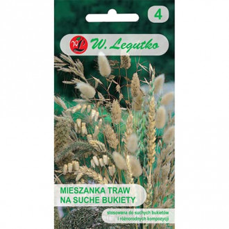 Ierburi pentru buchete uscate, mix multicolor imagine 7