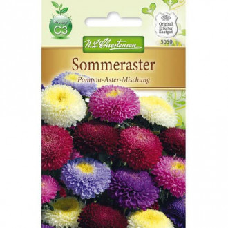 Китайска астра Pompon, смес