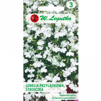 Лобелия бяла Legutko изображение 9