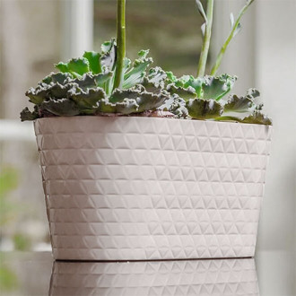 Mască de ghiveci pentru orhidee Diamond Petit, platină, 23 cm imagine 8