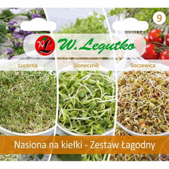 Nasiona na kiełki - Zestaw Łagodny, 3 gatunki interface.image 18