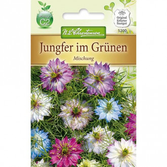Nigella damascena, mix multicolor imagine 1