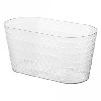 Osłonka do storczyków Diamond Petit box transparentna, 23 cm interface.image 3