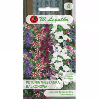 Petunie pentru balcon, mix multicolor imagine 4