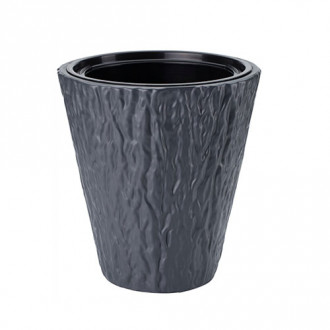 Set de mască și ghiveci Kora, antracit, 30 cm imagine 1