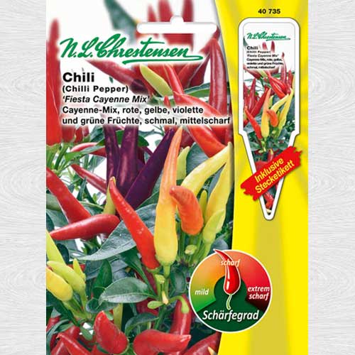 Ardei iute Fiesta Cayenne, amestec imagine 1 articol 69057