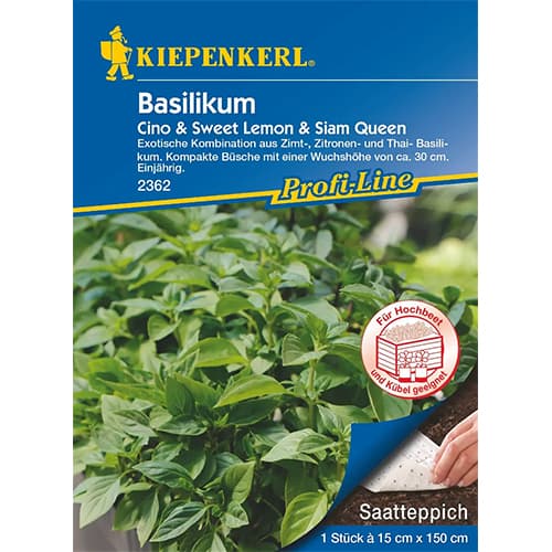 Busuioc Cino & Sweet Lemon & Siam Queen, semințe pe bandă imagine 1 articol 87766