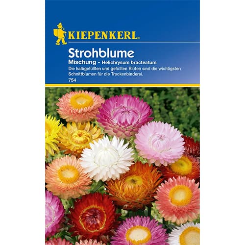 Flori de paie, mix multicolor imagine 1 articol 77408