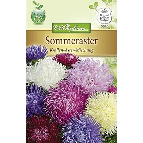 Китайска астра Krallen-Aster, микс изображение 1 артикул 87804