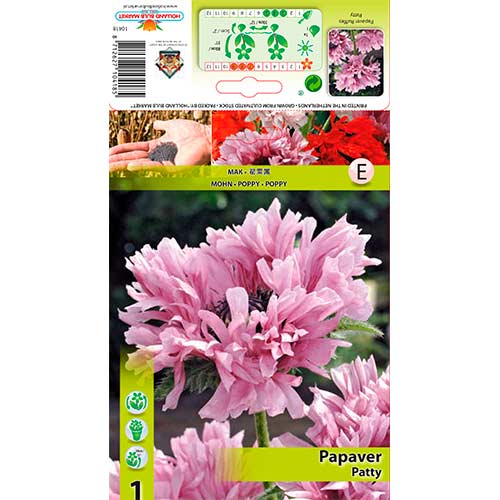 Mac de grădină (Papaver) Patty Ruffles imagine 1 articol 76344