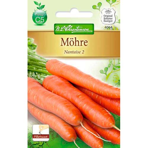 Morcovi Nantes 2, semințe drajate Chrestensen imagine 1 articol 78733