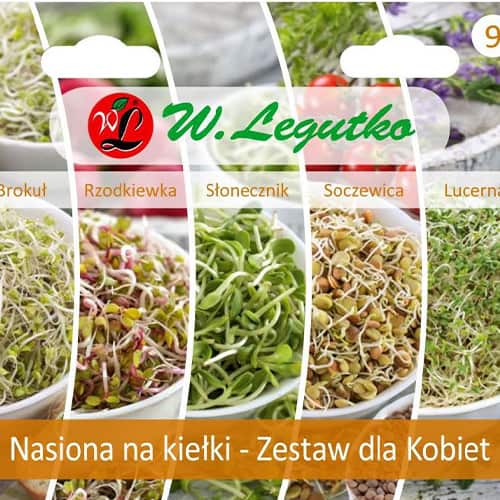 Nasiona na kiełki - Zestaw dla Kobiet, 5 gatunków interface.image 1 interface.art 96831