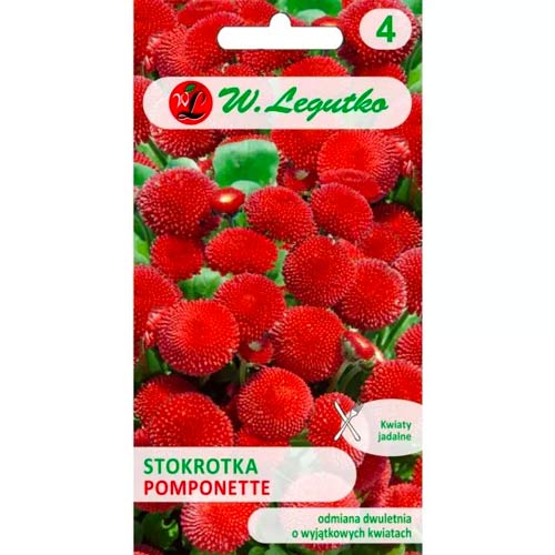 Паричка Pomponette, червена Legutko изображение 1 артикул 78619