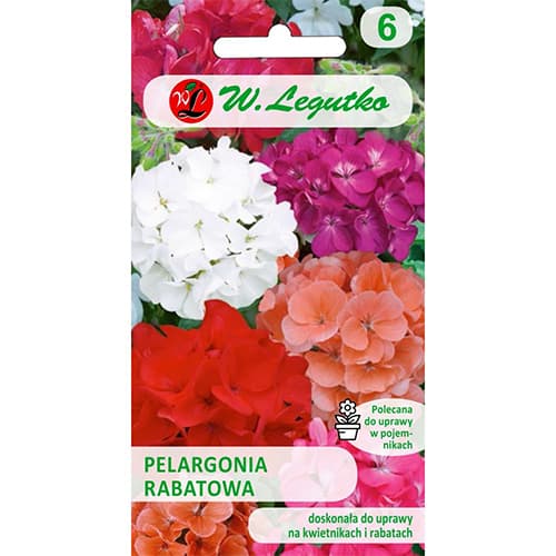 Pelargonia (Geranium) rabatowa F2, mix kolorow interface.image 1 interface.art 78634