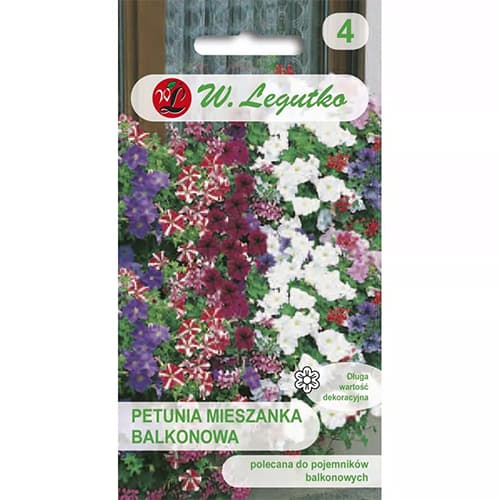 Petunie pentru balcon, mix multicolor imagine 1 articol 69622