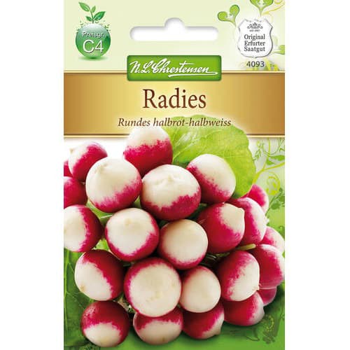 Ridiche Rundes halbrot-halbweiss imagine 1 articol 78744