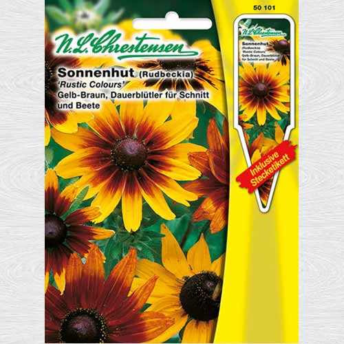 Rudbeckia (Bulgări de soare) Rustic Colors, mix multicolor imagine 1 articol 69368