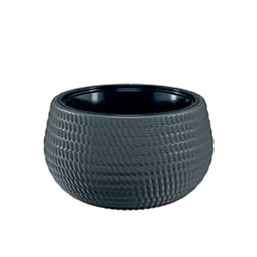 Set de mască și ghiveci Lina Ball, antracit, 32 cm imagine 1 articol 87365