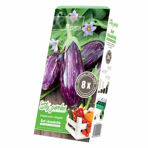 Set răsadniță medie și Vânătă mov vărgată imagine 1 articol 96282