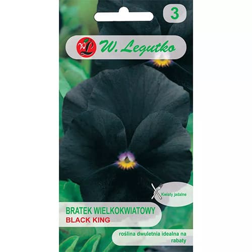 Теменуга едроцветна Black King Legutko изображение 1 артикул 69570