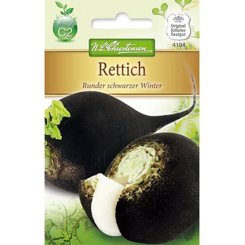 Зимна ряпа Runder schwarzer Winter изображение 1 артикул 78748