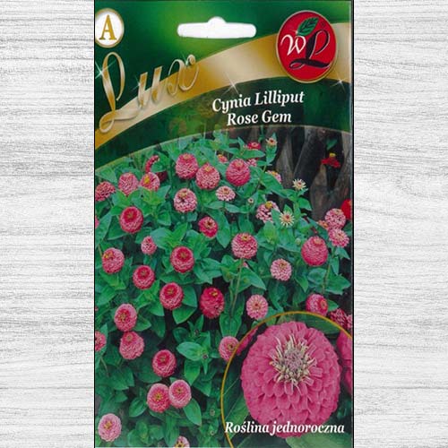 Zinnia (Cârciumăreasă) Liliput Rose Gem imagine 1 articol 78658