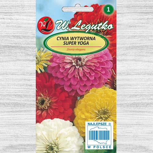 Zinnia (Cârciumăreasă) Super Yoga, mix multicolor Legutko imagine 1 articol 78546